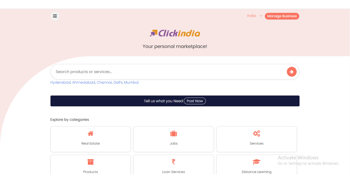 free B2B business listing sites India