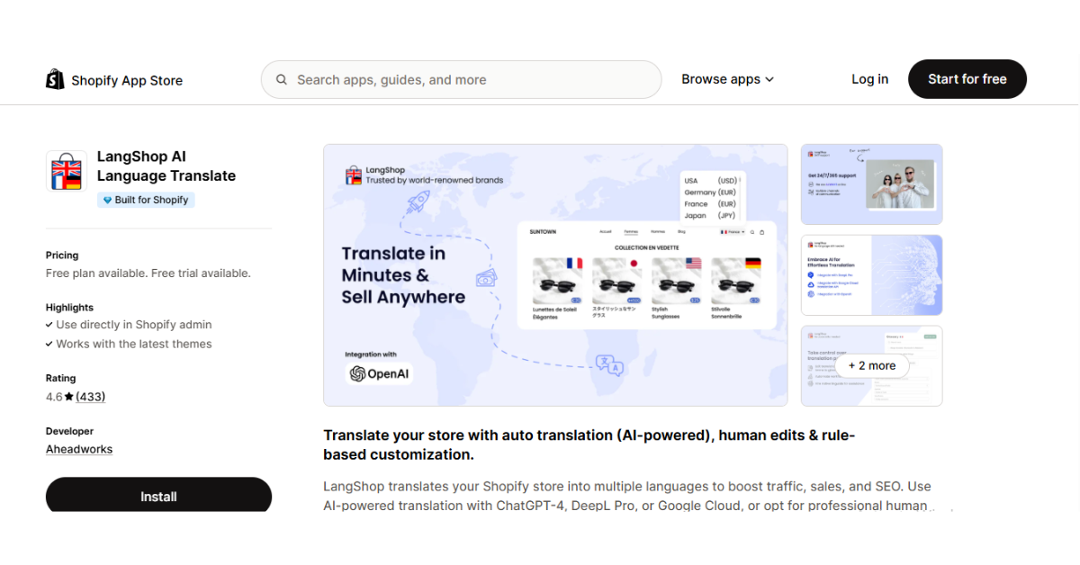 top Shopify multilingual apps