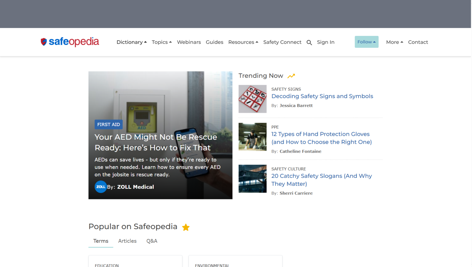 Safeopedia health-care