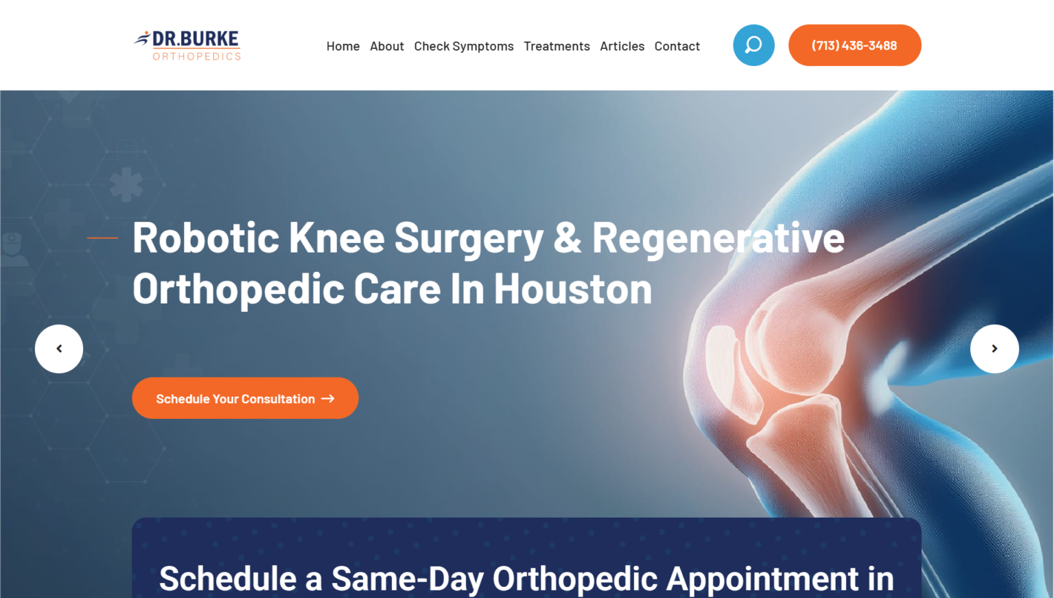 Dr. burke orthopedics health-care