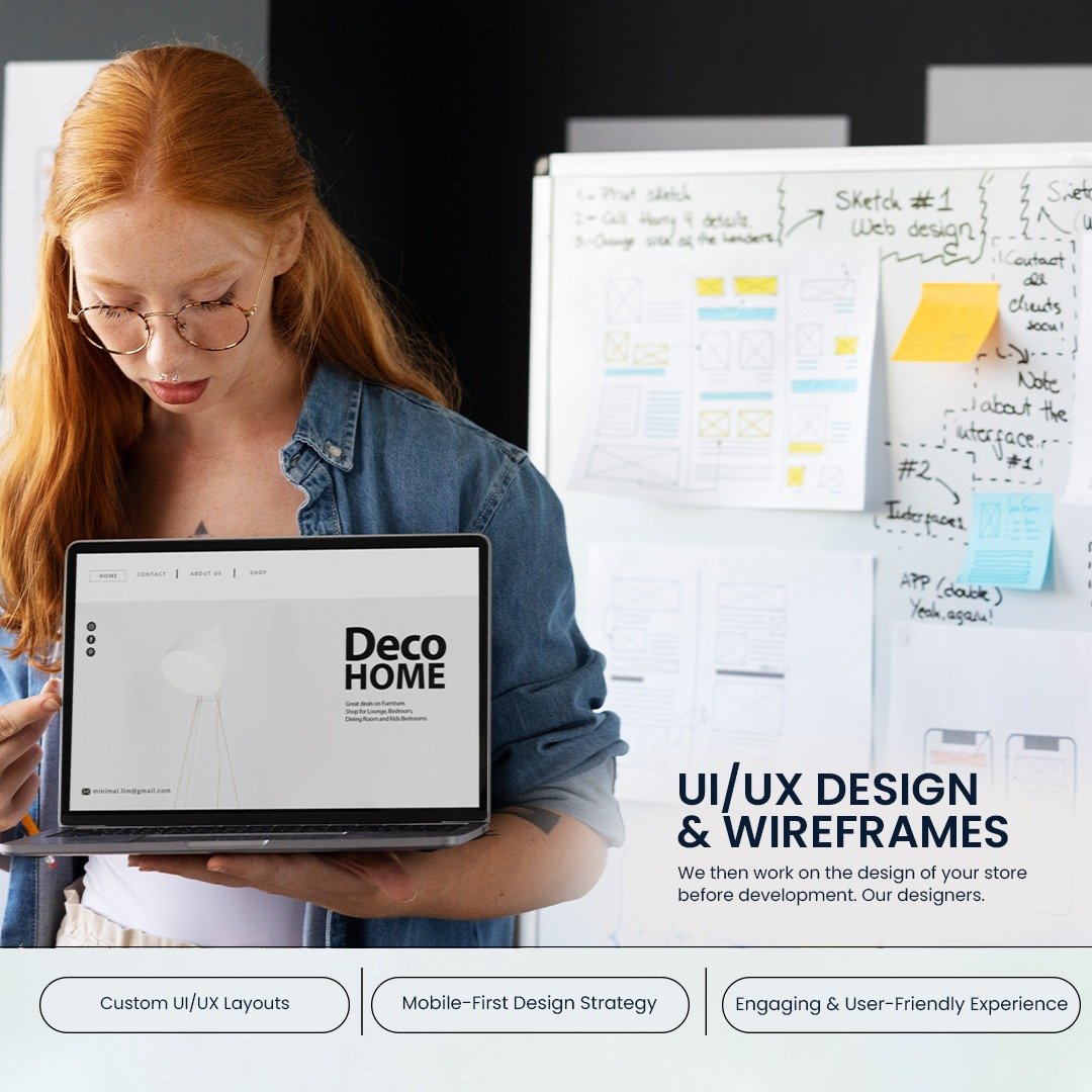 Development and Design Company UI/UX Design and Wireframes