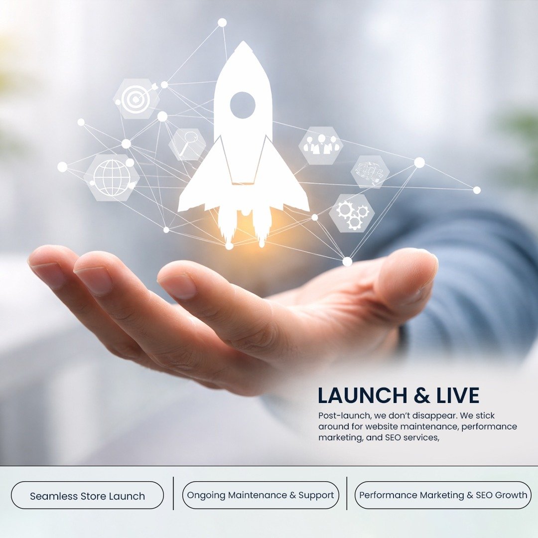 Website Development Company Launch & Live