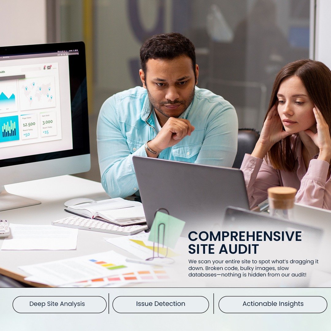 Core PHP speed optimization services Comprehensive Site Audit