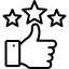 Value and Satisfaction Icon