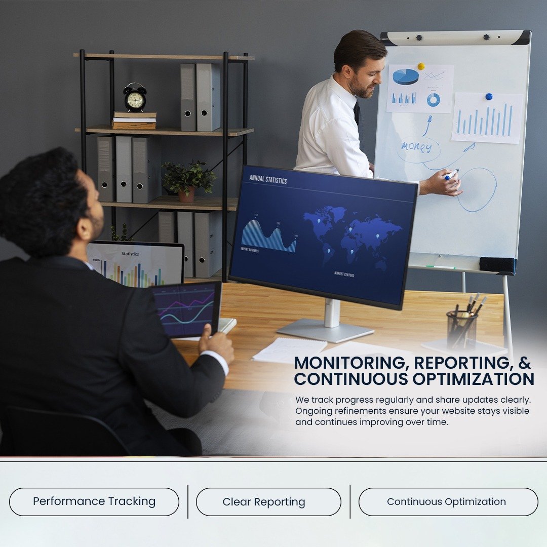 SEO Company in Mumbai Monitoring, Reporting, & Continuous Optimization