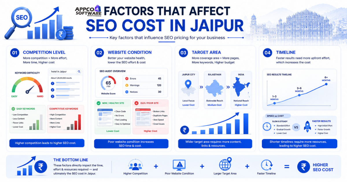 Factors That Affect SEO Cost in Jaipur