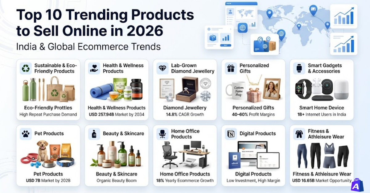 Top 10 Trending Products to Sell Online in 2026