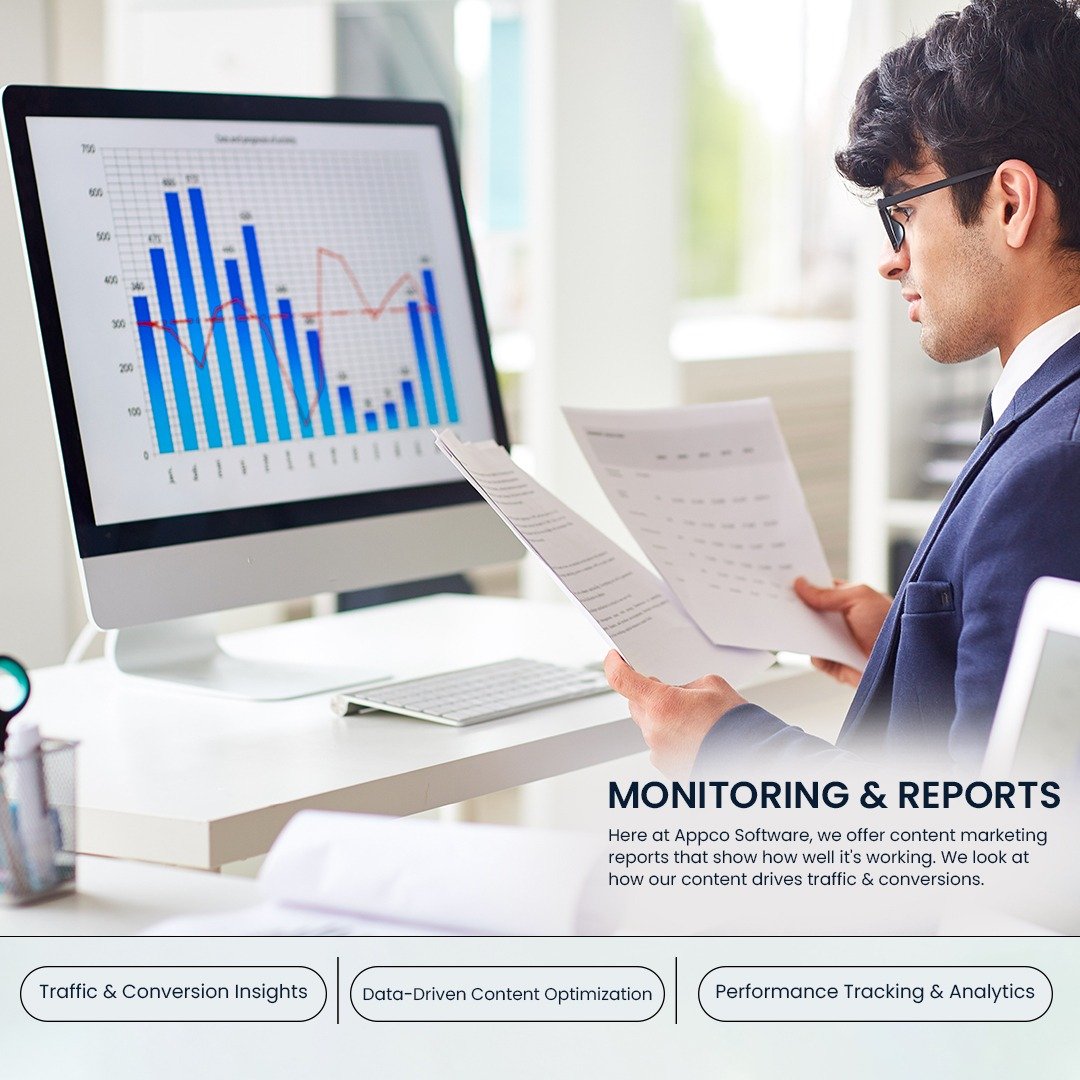 Expert Content Marketing Services Monitoring & Reports