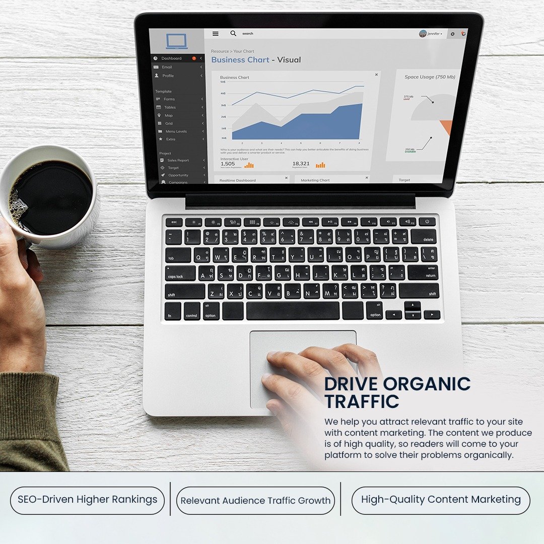 Expert Content Marketing Services Drive Organic Traffic