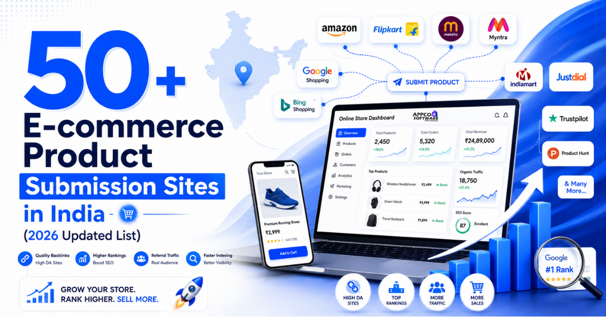 50+ E-commerce Product Submission Sites in India